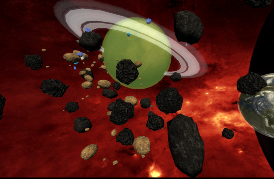 Asteroid field Asteroid field